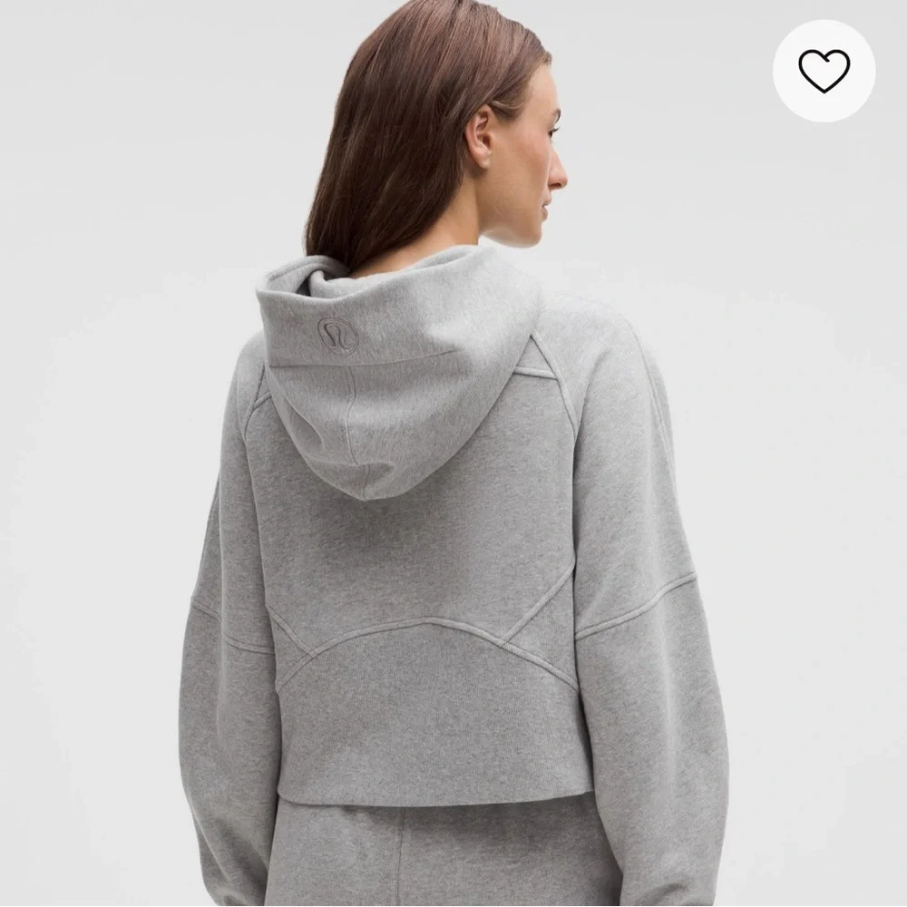 Lululemon Heather Gray Women's Scuba Half-Zip Hoodie XS/S - Picture 2 of 8